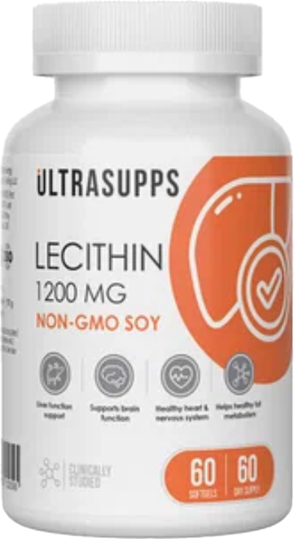 Пищевая добавка Ultrasupps Лецитин 1200мг (60 капсул)