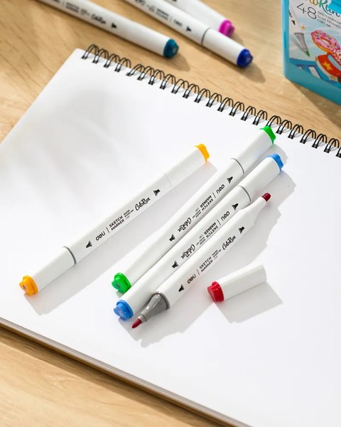 Набор маркеров Deli ColoRun EC187-12 (12шт)