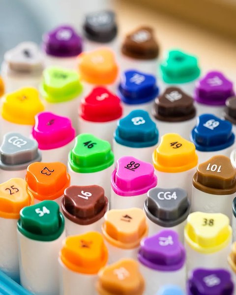 Набор маркеров Deli ColoRun EC187-12 (12шт)