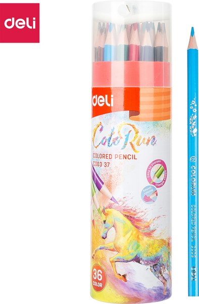 Набор цветных карандашей Deli ColoRun EC00337 (36цв)