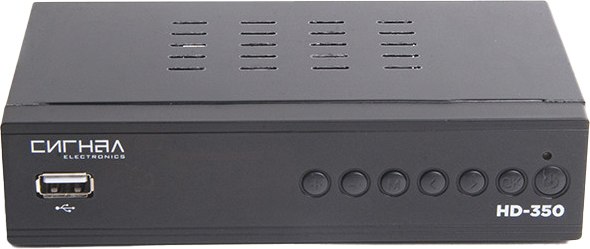 Тюнер цифрового телевидения СИГНАЛ HD-350 (черный)