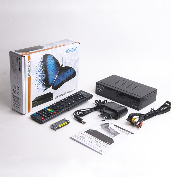 Тюнер цифрового телевидения СИГНАЛ HD-350 (черный)