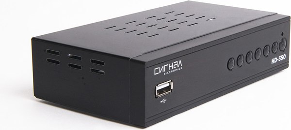 Тюнер цифрового телевидения СИГНАЛ HD-350 (черный)