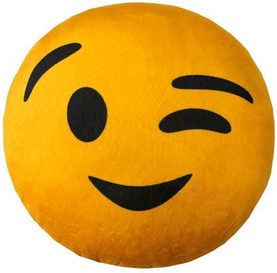 

Подушка для автомобиля, Emoji. Smile, Подмигивание / 26-815