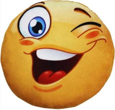 

Подушка для автомобиля, Emoji. Подмигивание / 26-884