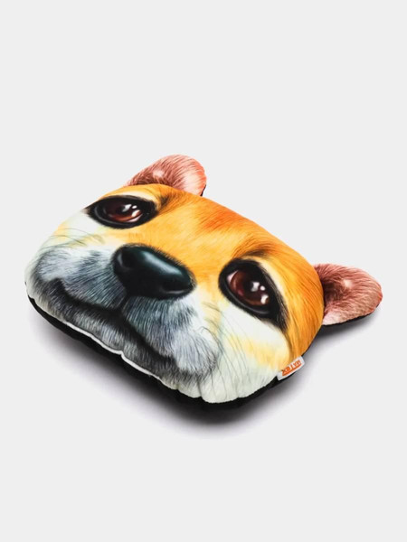 Изображение товара Подушка для автомобиля MATEX Animals. Шиба / 26-976 (коричневый)