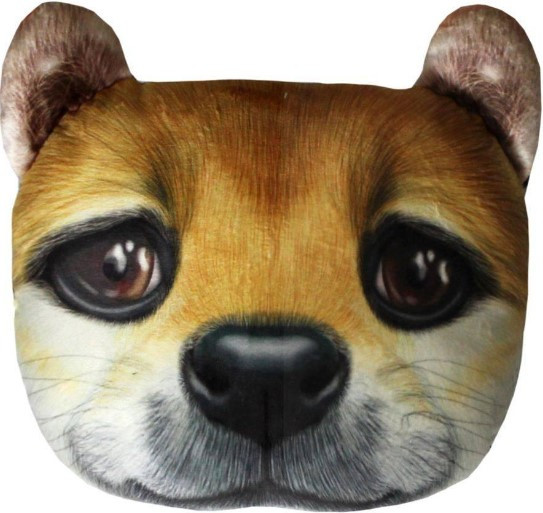 Изображение товара Подушка для автомобиля MATEX Animals. Шиба / 26-976 (коричневый)