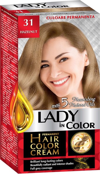 Крем-краска для волос Lady In Color тон 31 Лесной Орех