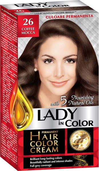 Крем-краска для волос Lady In Color тон 26 Кофе Мокко