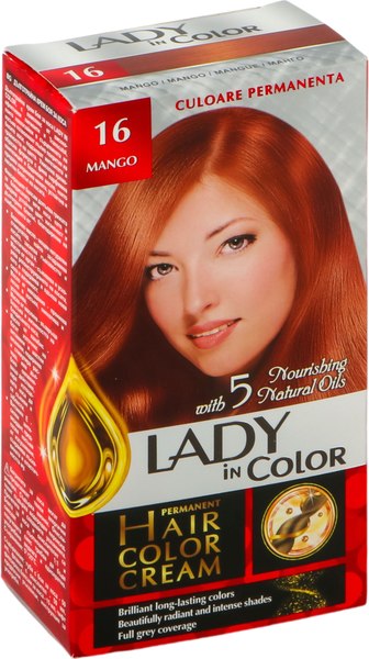 Крем-краска для волос Lady In Color тон 16 Манго