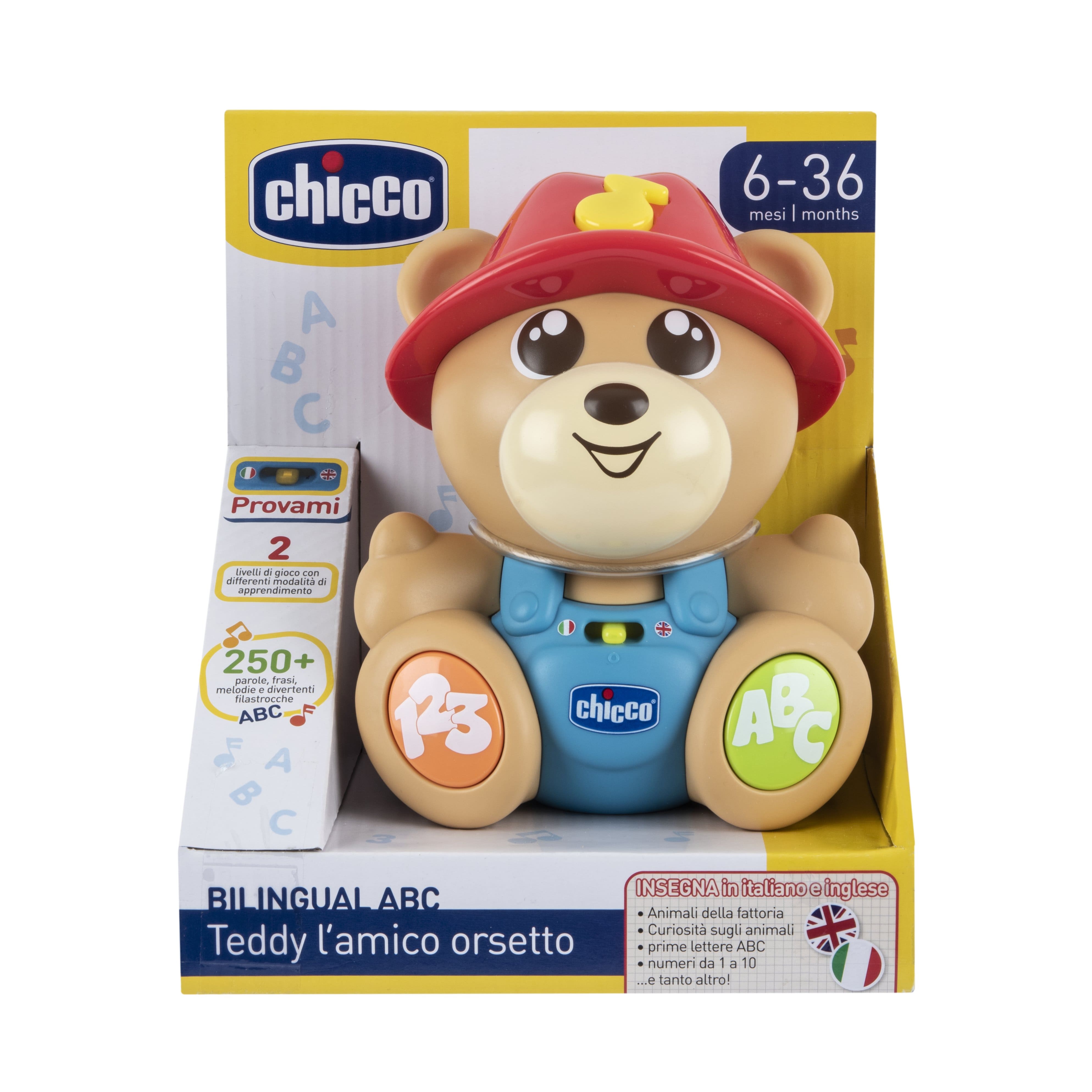 Интерактивная игрушка Chicco Говорящий мишка Teddy / 00010744000180