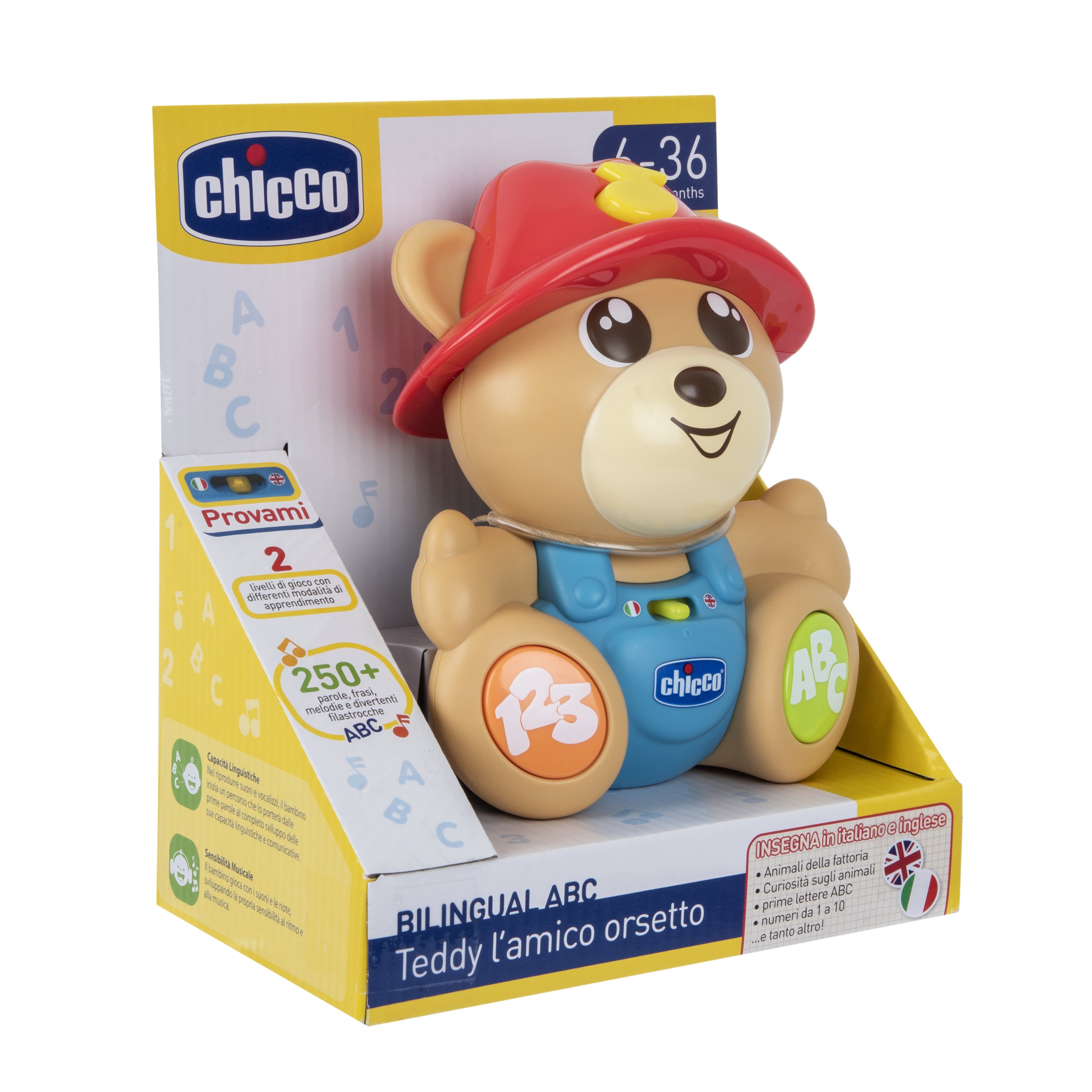 Интерактивная игрушка Chicco Говорящий мишка Teddy / 00010744000180