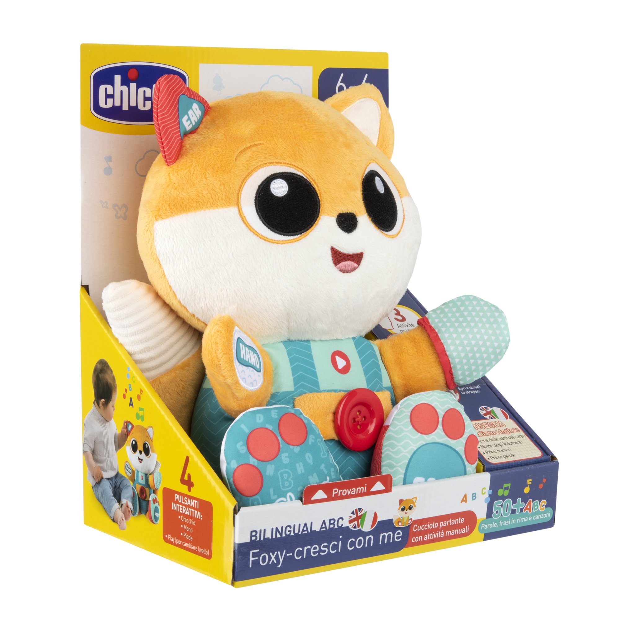 Интерактивная игрушка Chicco Говорящая лисичка / 00011296000180