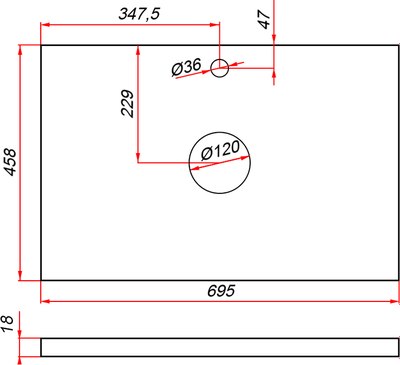 Тумба под умывальник ЗОВ Монови 70 / M70LG0LGS-LDSPG (антрацит)