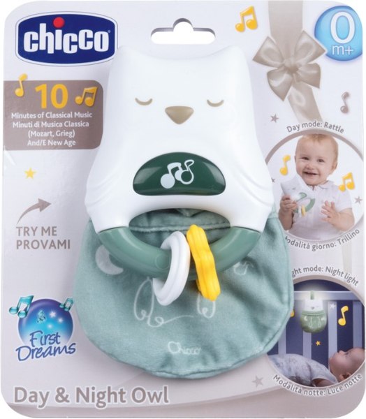 Подвеска на кроватку Chicco Ночник Совенок 2 в 1 / 00011819000000