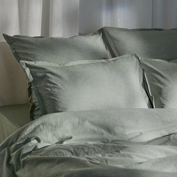 Простыня Sima-Land Home Деним 245x280 / 10245498 (оливковый)