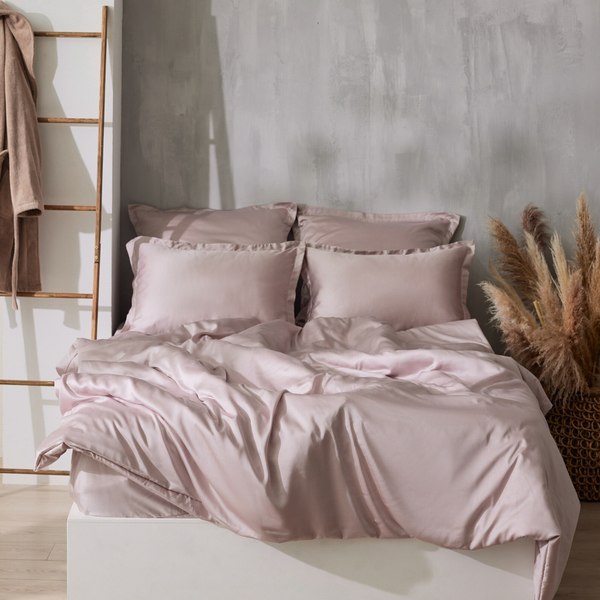 Пододеяльник Sima-Land Home Tencel 150x220 / 10285257 (пудра)