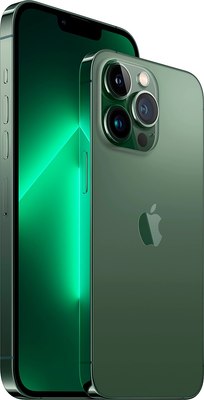 Смартфон Apple iPhone 13 Pro 128GB / 2CMNE23 восстановленный Breezy Грейд C (альпийский зеленый)