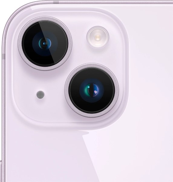 Смартфон восстановленный Apple iPhone 14 128GB Flip Грейд A (фиолетовый)