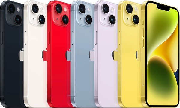 Смартфон восстановленный Apple iPhone 14 128GB Flip Грейд A (фиолетовый)