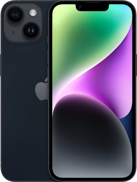 Смартфон восстановленный Apple iPhone 14 128GB Flip Грейд A (полуночный)