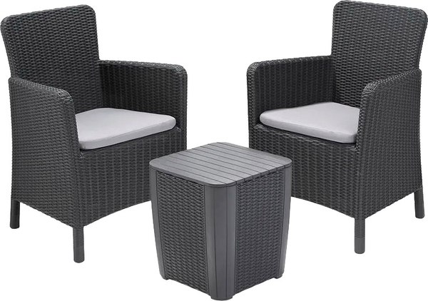 Комплект садовой мебели Keter Trenton balcony / 231695 (графит)