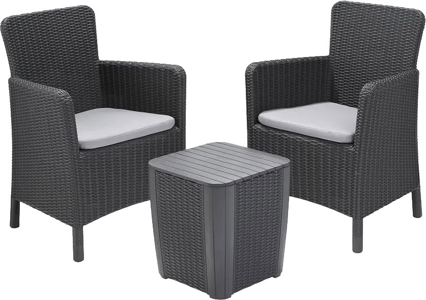 Комплект садовой мебели Keter Trenton balcony / 231695 (графит)