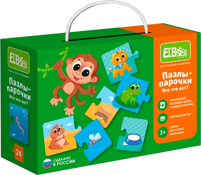 

Развивающая игра, Кто что ест / ET01-054