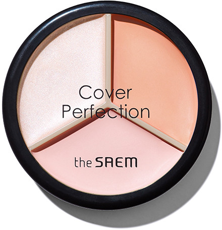Консилер The Saem Cover Perfection Triple Pot Concealer тон 05 Dark Up Beige