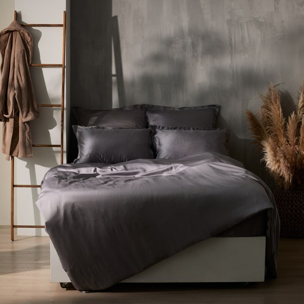 Простыня Sima-Land Home Tencel 235x260 / 10285292 (серый)