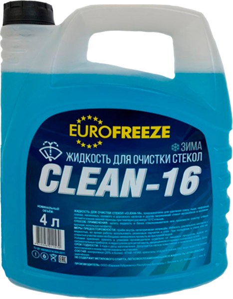 Жидкость стеклоомывающая Carbosyntech Clean-16 / 57093 (4л)