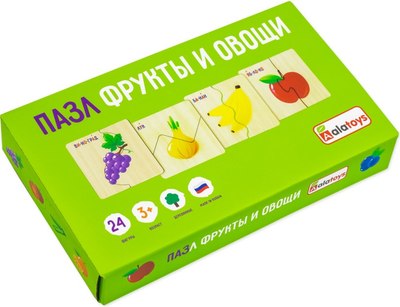 

Развивающая игра, Фрукты и овощи / ПЗЛ62