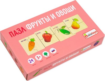

Развивающая игра, Фрукты и овощи / ПЗЛ63