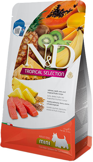 Сухой корм для собак Farmina N&D Tropical Selection Dog Salmon Adult Mini (5кг)