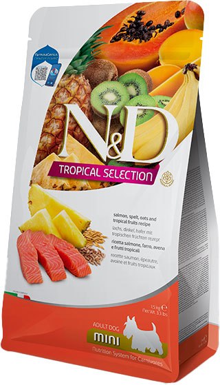 Сухой корм для собак Farmina N&D Tropical Selection Dog Salmon Adult Mini
