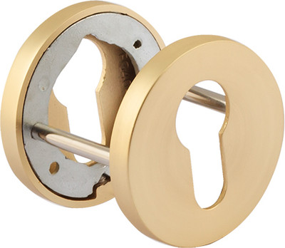 Накладка на цилиндр Нора-М Slim НК-А / 19968 (сатин, золото) - 