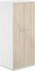 Миниатюра изображения товара Шкаф Norden 80x60x183.3 / AG.222.WH.WH.AR (белый/белый/акация равелло)