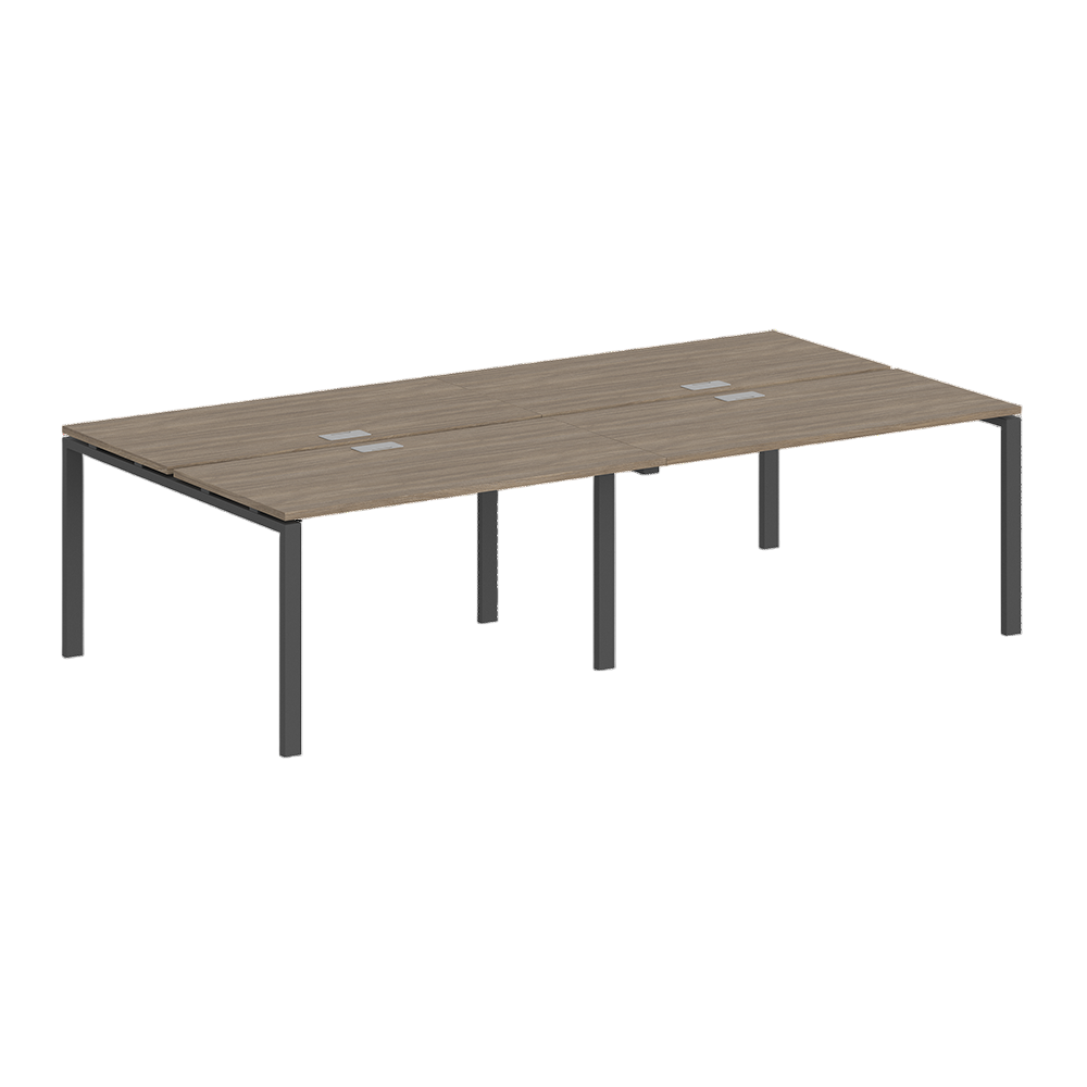 Комплект письменных столов Norden 320x163.8x75 / SG.259.OD.63.AN (антрацит/темный дуб)