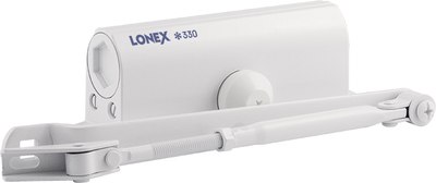 Доводчик с рычагом Нора-М Lonex 330 / 20002 (белый)