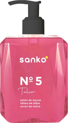 Мыло жидкое Sanko №5 Тальк (500мл) - 