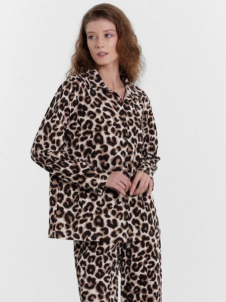 Изображение товара Комплект домашней одежды Mark Formelle 592462 (р.164/170-96-102, леопард)