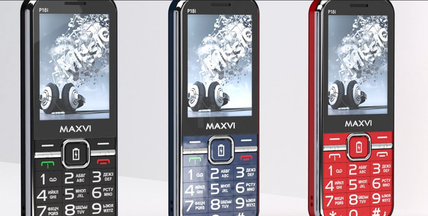 Изображение товара Мобильный телефон Maxvi P18i (синий)