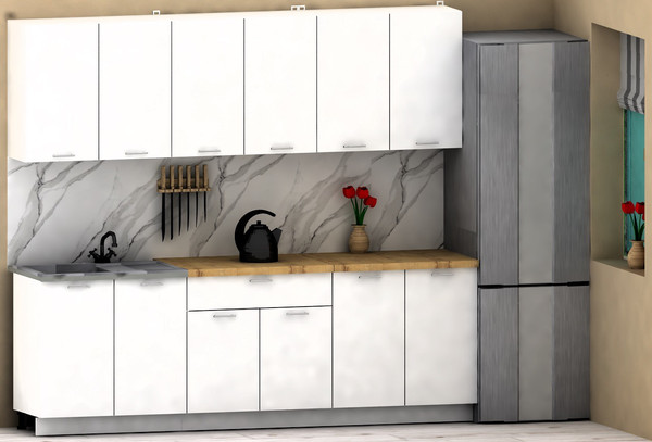 Кухонный гарнитур Eligard Lion 2.4 без столешницы