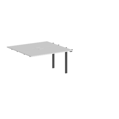 Комплект столов модульных Norden 280x163.8x75 / SG.218.WH.63.AN (антрацит/белый) - 