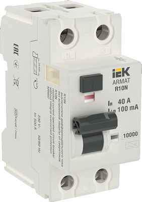 Дифференциальный автомат IEK AR-R10N-2-040A100