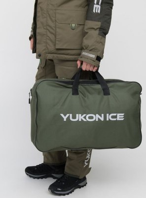 Костюм для охоты и рыбалки Huntsman Yukon Ice-45°C (р.56-58/170-176, хаки/черный)