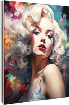 

Картина по номерам, Мэрилин Монро худ. Яковец Е. 40x50 VA-3927