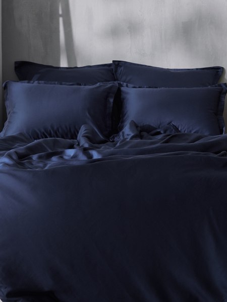 Пододеяльник Sima-Land Home Tencel 200x220 / 10285361 (синий)