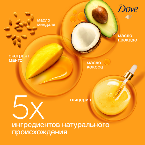 Набор косметики для волос Dove Глубокое питание и восстановление Шампунь 250мл+Бальзам 200мл