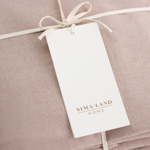 Пододеяльник Sima-Land Home Деним 200x220 / 10245476 (бежевый)